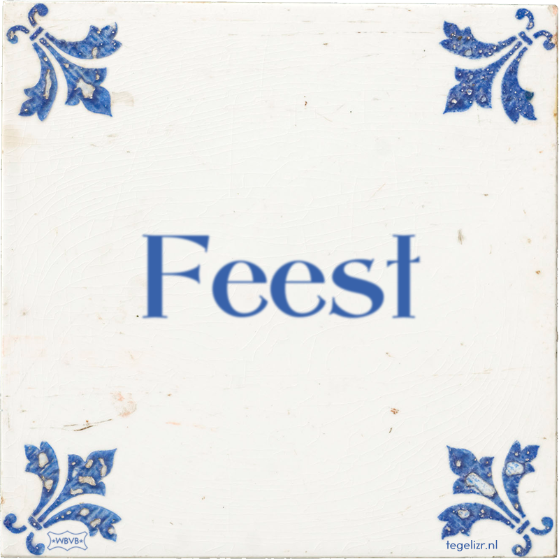 Feest - Online tegeltjes bakken