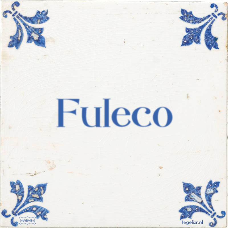Fuleco - Online tegeltjes bakken