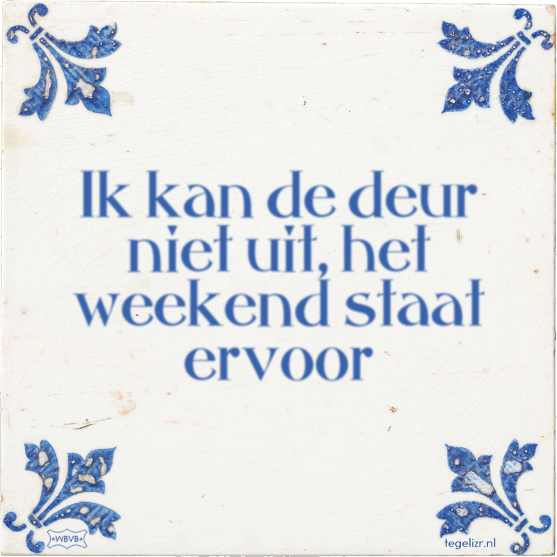  - Online tegeltjes bakken