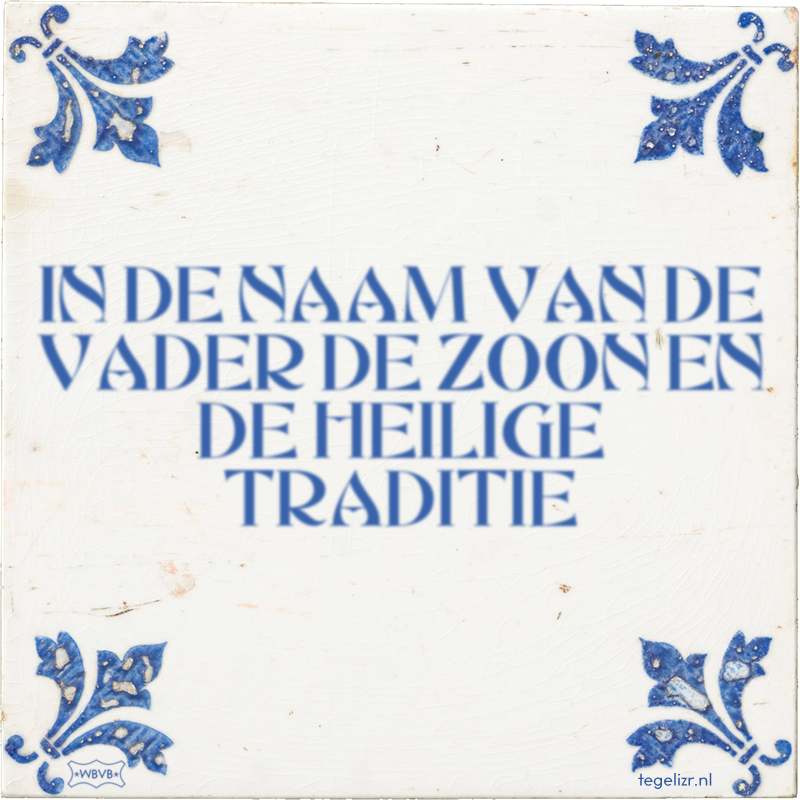 IN DE NAAM VAN DE VADER