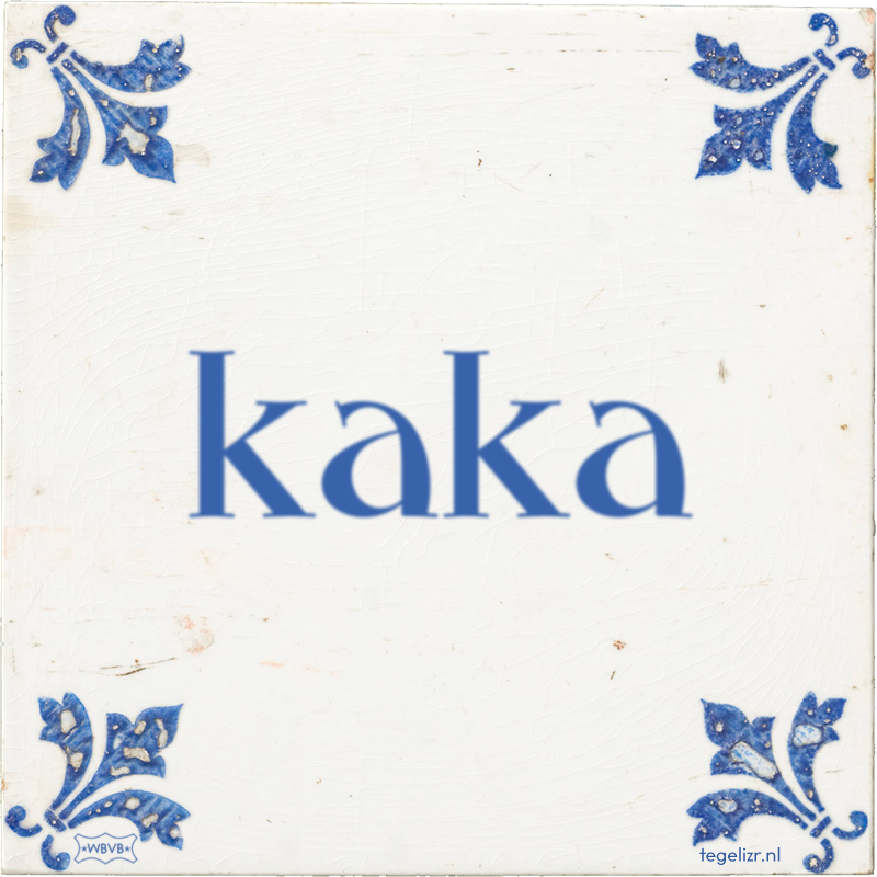 kaka - Online tegeltjes bakken
