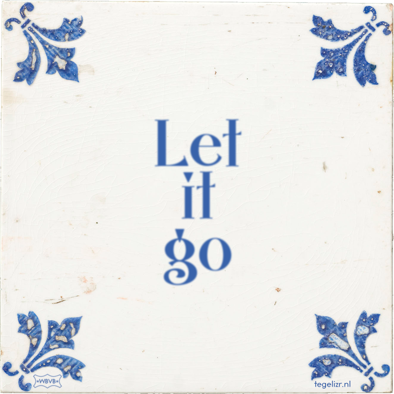 Let it go - Online tegeltjes bakken