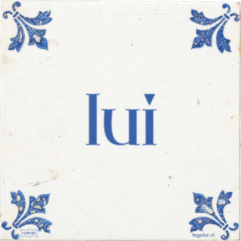 lui - Online tegeltjes bakken