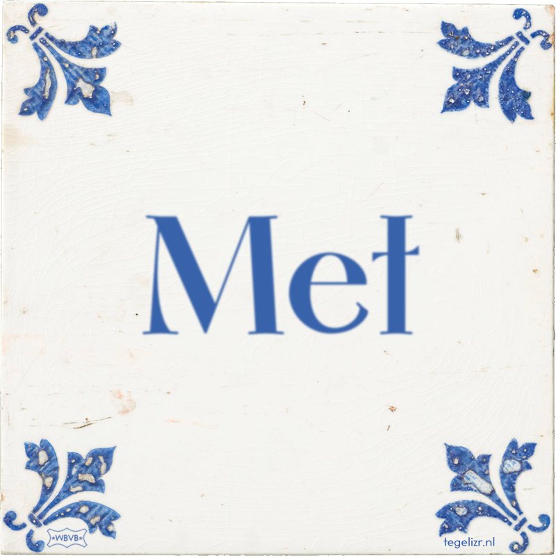 Met - Online tegeltjes bakken