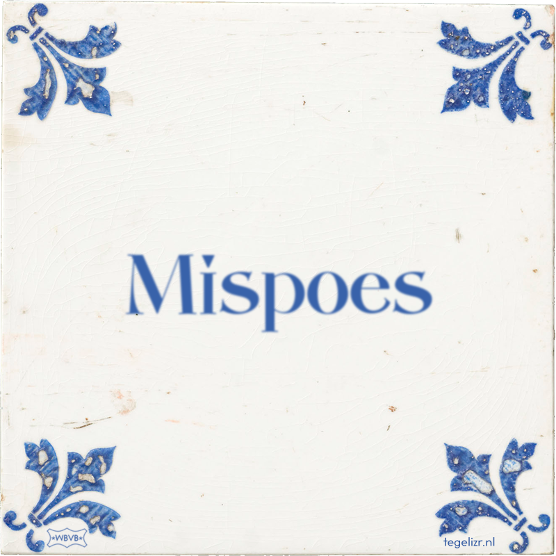 Mispoes - Online tegeltjes bakken