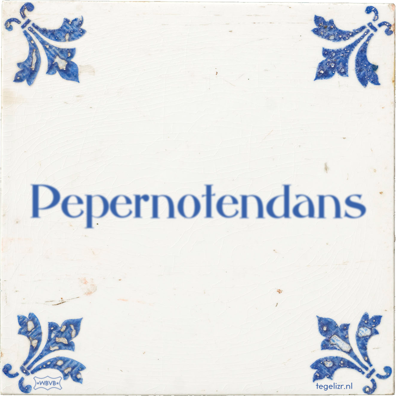 Pepernotendans - Online tegeltjes bakken