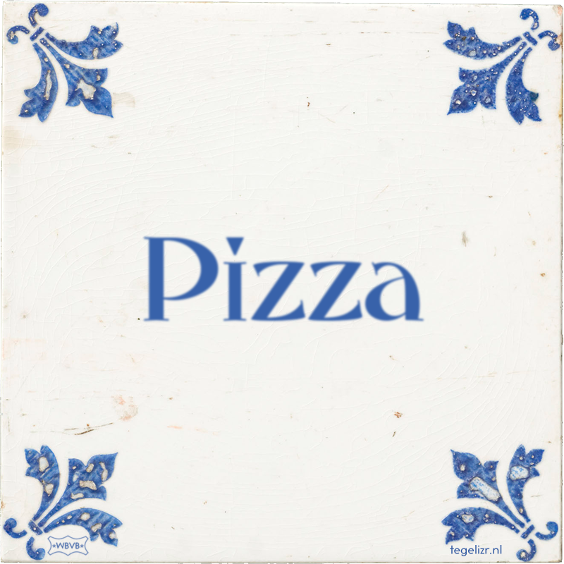 Pizza - Online tegeltjes bakken