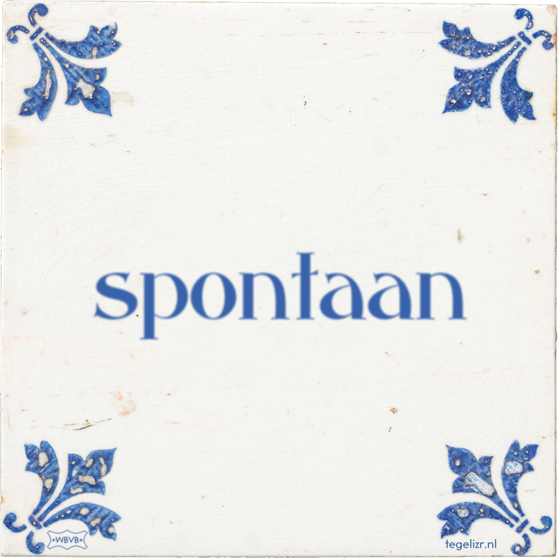spontaan - Online tegeltjes bakken