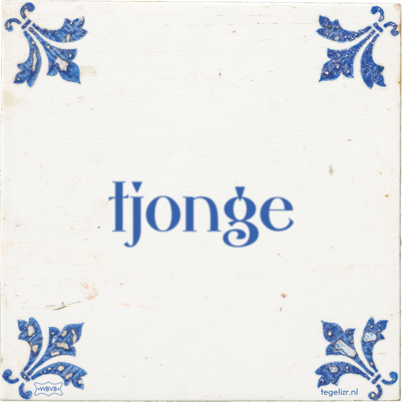 tjonge - Online tegeltjes bakken
