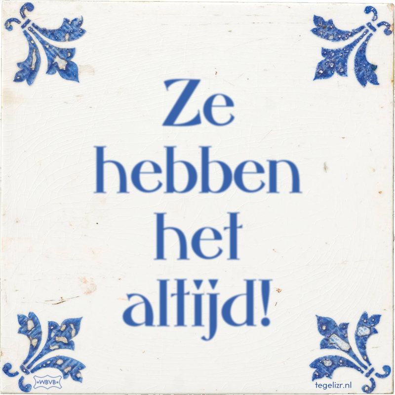 Ze hebben het altijd! - Online tegeltjes bakken