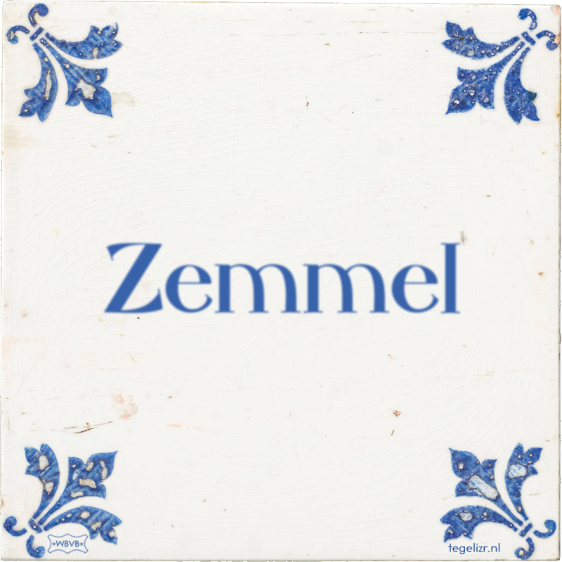 Zemmel - Online tegeltjes bakken