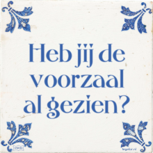 Heb jij de voorzaal al gezien? - 14 keer bekeken
