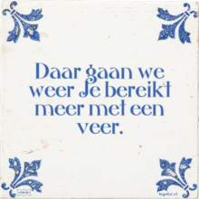 Daar gaan we weer Je bereikt meer met een veer. - 14 keer bekeken