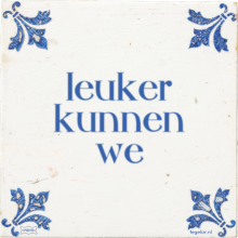 leuker kunnen we - 5 keer bekeken