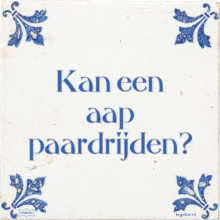 Kan een aap paardrijden? - 2 keer bekeken