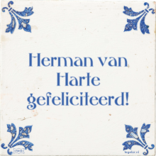 Herman van Harte gefeliciteerd! - 1 keer bekeken
