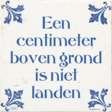 Een centimeter boven grond is niet landen - 1 keer bekeken