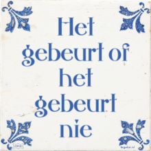 Het gebeurt of het gebeurt nie - 11 keer bekeken