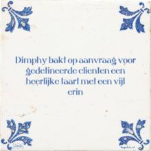 Dimphy bakt op aanvraag voor gedetineerde clienten een heerlijke taart met een vijl erin - 3 keer bekeken