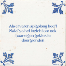 Als ervaren spigoloog heeft Natal'ya het inzicht om ook haar eigen gektes te doorgronden - 2 keer bekeken