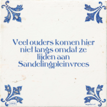 Veel ouders komen hier niet langs omdat ze lijden aan Sandelingpleinvrees - 12 keer bekeken