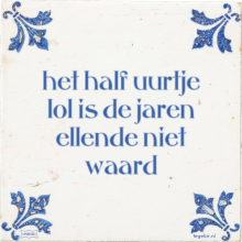 het half uurtje lol is de jaren ellende niet waard - 10 keer bekeken