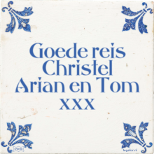 Goede reis Christel Arian en Tom xxx - 19 keer bekeken