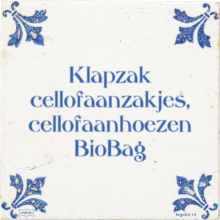 Klapzak cellofaanzakjes, cellofaanhoezen BioBag - 2 keer bekeken