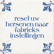 reset uw hersenen naar fabrieks instellingen - 4 keer bekeken