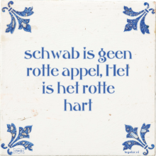schwab is geen rotte appel, Het is het rotte hart - 6 keer bekeken