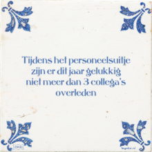 Tijdens het personeelsuitje zijn er dit jaar gelukkig niet meer dan 3 collega's overleden - 8 keer bekeken