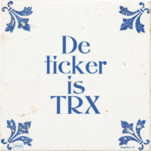 De ticker is TRX - 4 keer bekeken