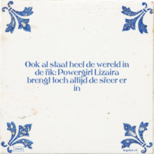 Ook al staat heel de wereld in de fik: Powergirl Lizaira brengt toch altijd de sfeer er in - 5 keer bekeken