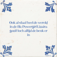 Ook al staat heel de wereld in de fik: Powergirl Lizaira gooit toch altijd de beuk er in - 4 keer bekeken
