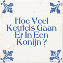 Hoe Veel Keutels Gaan Er In Een Konijn ? - 4 keer bekeken