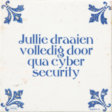 Jullie draaien volledig door qua cyber security - 7 keer bekeken