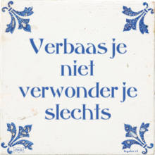 Verbaas je niet verwonder je slechts - 2 keer bekeken