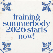 training summerbody 2026 starts now! - 6 keer bekeken