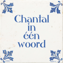 Chantal in één woord - 5 keer bekeken