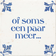 of soms een paar meer… - 3 keer bekeken