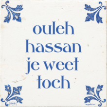 ouleh hassan je weet toch - 19 keer bekeken