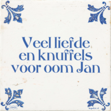 Veel liefde en knuffels voor oom Jan - 9 keer bekeken