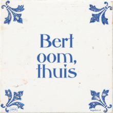 Bert oom, thuis - 37 keer bekeken