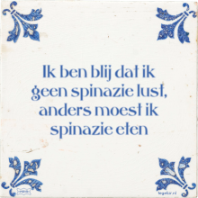 Ik ben blij dat ik geen spinazie lust, anders moest ik spinazie eten - 10 keer bekeken