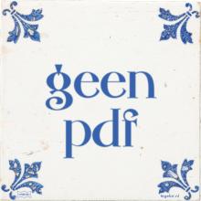 geen pdf - 26 keer bekeken