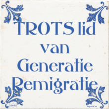 TROTS lid van Generatie Remigratie - 12 keer bekeken