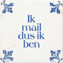 Ik mail dus ik ben - 32 keer bekeken