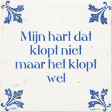 Mijn hart dat klopt niet maar het klopt wel - 17 keer bekeken