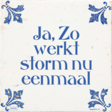 Ja, Zo werkt storm nu eenmaal - 12 keer bekeken