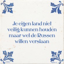 Je eigen land niet veilig kunnen houden maar wel de Russen willen verslaan - 15 keer bekeken